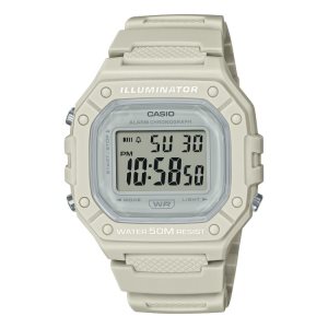 Beige Casio Digital W218HC-8AV Women's Casio | GMZTCK-058