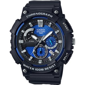 Black Blue Casio Analog MCW200H-2AV Men's Casio | BHJCUE-258