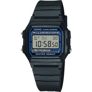 Black Blue Casio Digital F105W-1A Men's Casio | JQNSAO-315