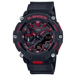 Black Casio ANALOG-DIGITAL GA2200BNR-1A Men's G-shock | CMWULF-541