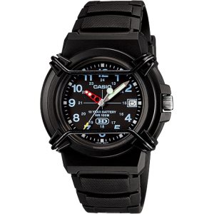 Black Casio Analog HDA600B-1BV Men's Casio | IXLBKR-463