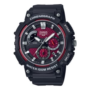 Black Casio Analog MCW200H-4AV Men's Casio | QGYZSR-835