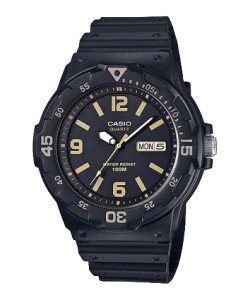 Black Casio Analog MRW200H-1B3V Men's Casio | YDKMTG-812