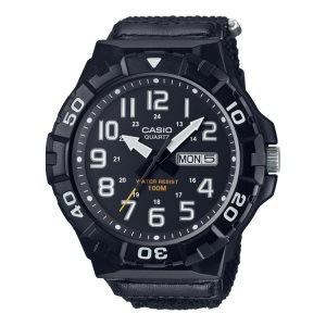 Black Casio Analog MRW210HB-1BV Men's Casio | IUKSCV-098