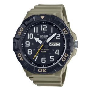 Black Casio Analog MRW210H-5AV Men's Casio | ITPJLU-859