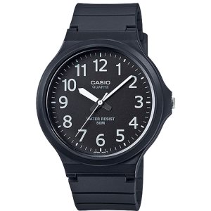 Black Casio Analog MW240-1BV Men's Casio | KDQRZJ-712