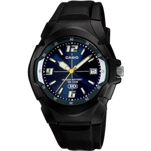 Black Casio Analog MW600F-2AV Men's Casio | WUQIRT-456