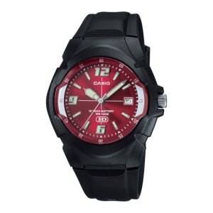 Black Casio Analog MW600F-4AV Men's Casio | RBAYXP-651