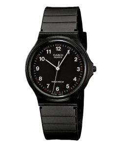 Black Casio Analog Water Resistant MQ24-1B Men's Casio | KWFCEN-534