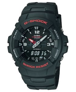 Black Casio Analog-digital G100-1BV Men's G-shock | HSDMNX-670