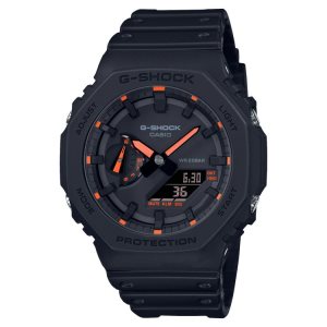 Black Casio Analog-digital GA2100-1A4 Men's G-shock | PEXQAY-903