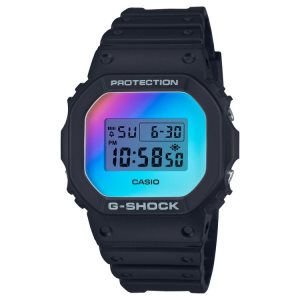 Black Casio Digital DW5600SR-1 Men's G-shock | AUNEMI-431