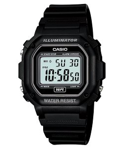 Black Casio Digital F108WH-1A Men's Casio | NYQVUW-720