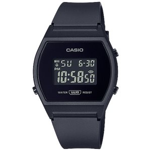 Black Casio Digital LW204-1B Men's Casio | FNJORT-139