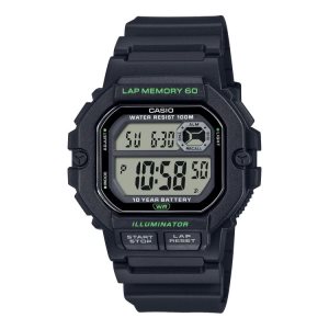 Black Casio Digital Sports Gear WS1400H-1AV Men's Casio | DWQFGN-896