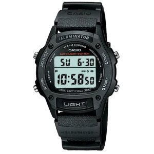 Black Casio Digital W93H-1AV Men's Casio | LFUOWB-239