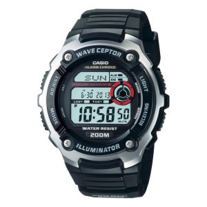 Black Casio Digital WV200A-1AV Men's Casio | CRAUET-048