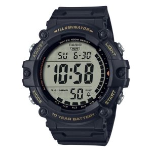 Black Casio Illuminator Digital AE1500WHX-1AV Men's Casio | KDUHXI-805