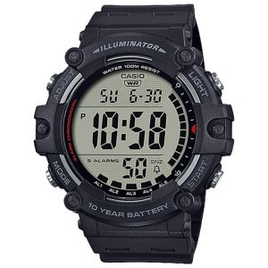 Black Casio Illuminator Night Digital AE1500WH-1AV Men's Casio | DALWYO-857