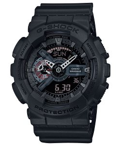 Black Casio Matte X-Large Analog Digital GA110MB-1A Men's G-shock | XOVIJG-731