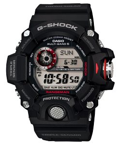 Black Casio Triple Sensor Rangeman GW9400-1 Men's G-shock | QPRUHM-281