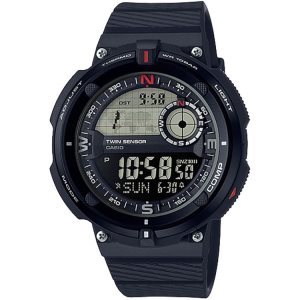 Black Casio Twin Sensor - Digital SGW600H-1B Men's Casio | BNZTGJ-028