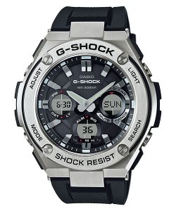 Black / Grey Casio G-STEEL GSTS110-1A Men's G-shock | AMUGEV-685