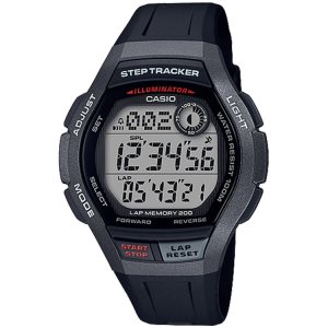 Black / Grey Casio Step Counter WS2000H-1AV Men's Casio | NVUPRX-591