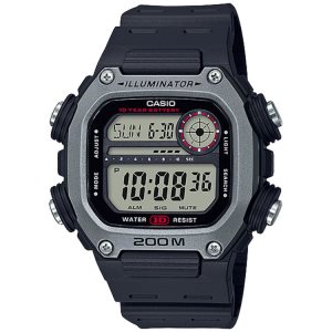 Black Red Casio Digital DW291H-1AV Men's Casio | ZQAYDU-368