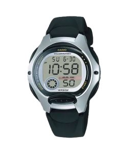 Black Silver Casio Digital LW200-1AV Men's Casio | MHJGCU-068