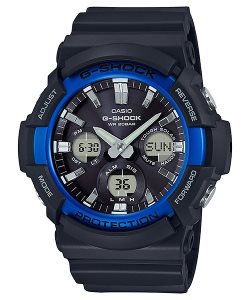 Blue Casio Analog Digital Accents GAS100B-1A2 Men's G-shock | WUPYIB-964