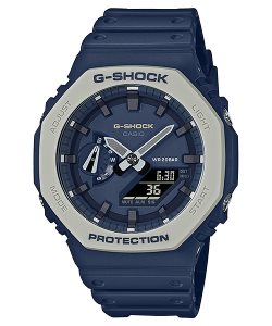 Blue Casio Analog-Digital GA2110ET-2A Men's G-shock | IDCNMV-271