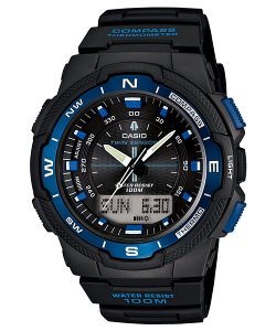 Blue Casio Analog Digital SGW500H-2BV Men's Casio | MRBLAS-324