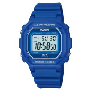 Blue Casio Digital F108WH-2A Men's Casio | XOJQGR-312