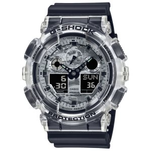 Casio Transparent Analog-Digital GA100SKC-1A Men's G-shock | KVFLEG-472