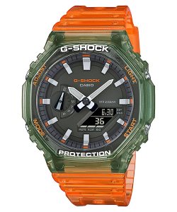 Casio Transparent Analog-Digital GA2100HC-4A Men's G-shock | KLEVIO-395