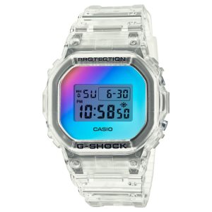 Casio Transparent Digital DW5600SRS-7 Men's G-shock | GTWXRO-521