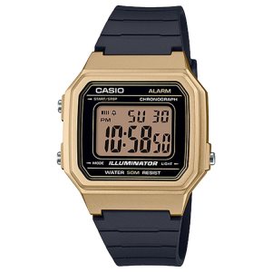 Gold Casio Digital W217HM-9AV Men's Casio | TOHZIF-423