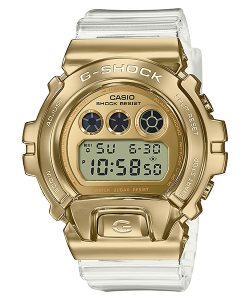 Gold Casio Metal Covered GM6900SG-9 Men's G-shock | OLEIZA-819