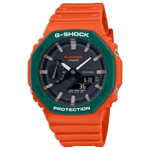 Green Casio ANALOG-DIGITAL GA2110SC-4A Men's G-shock | XBVOGD-053