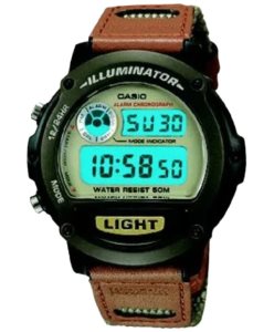 Green Casio Digital W89HB-5AV Men's Casio | GYURBP-376