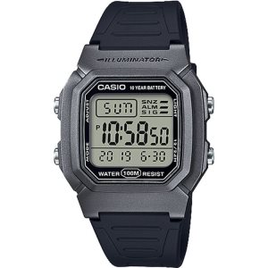 Grey / Black Casio Classic Minimal Digital W800HM-7AV Men's Casio | MUAIVT-965