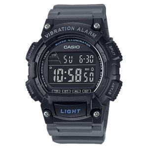 Grey Casio Gray Digital W736H-8BV Men's Casio | DITGVU-213