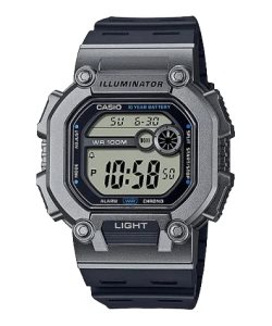 Grey Casio Gray Digital W737H-1A2V Men's Casio | WXQAIV-038