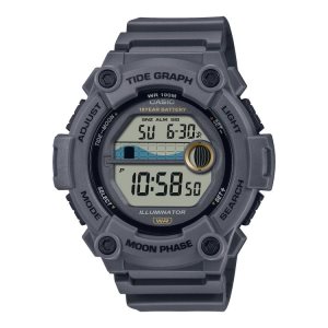 Grey Casio Gray Digital WS1300H-8AV Men's Casio | OTXRNP-314