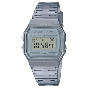 Grey Casio Translucent Digital F91WS-8 Men's Casio | PRYFNC-857