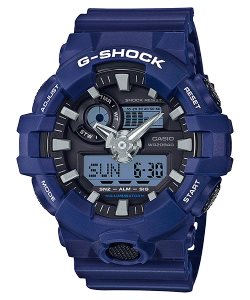 Navy Blue Casio Analog-Digital GA700-2A Men's G-shock | JVMOES-491