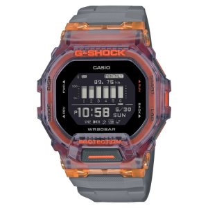 Orange Casio Transparent Move GBD200SM-1A5 Men's G-shock | QWHNPU-731