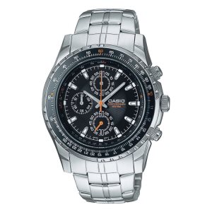 Silver Black Casio Analog MTP4500D-1AV Men's Casio | JUNEIL-152