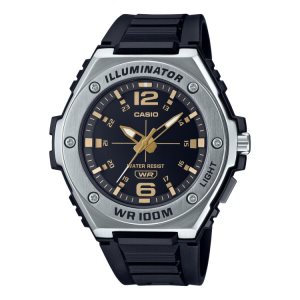 Silver Black Casio And Analog MWA100H-1A2V Men's Casio | ZGUODI-729